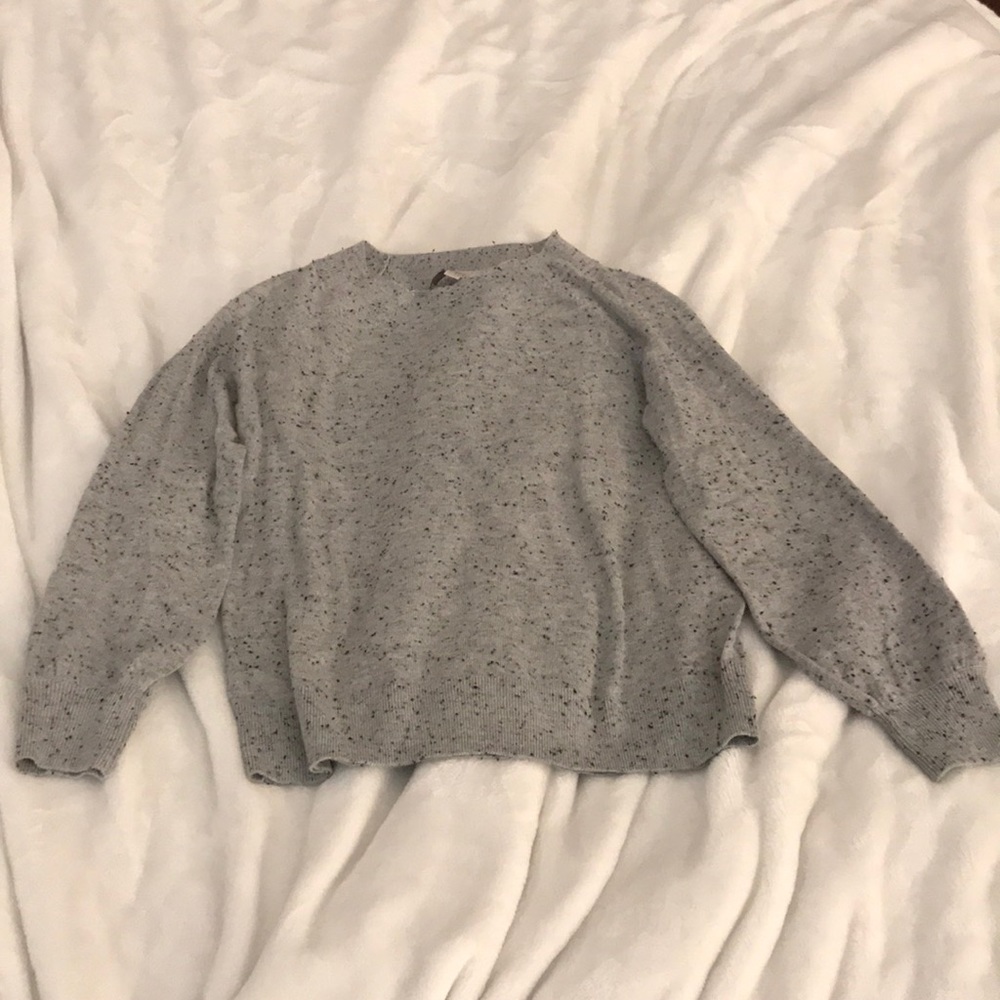 Gray sweater